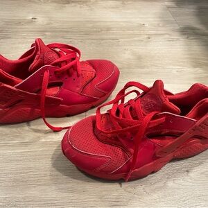 Nike Bold Red Athletic Shoes